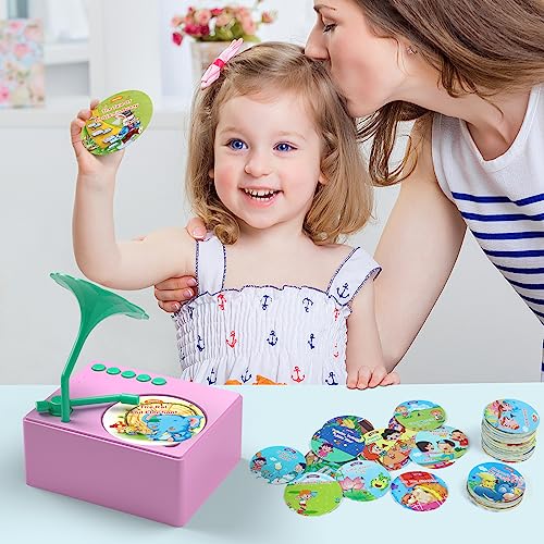 DANGKAEN Kids Toys for Toddlers 3 4 5,Musical Toys with 96 Cards -Learning Songs & Stories for Toddler-Autistic Children,Birthday Gifts for Kids 3-4-5